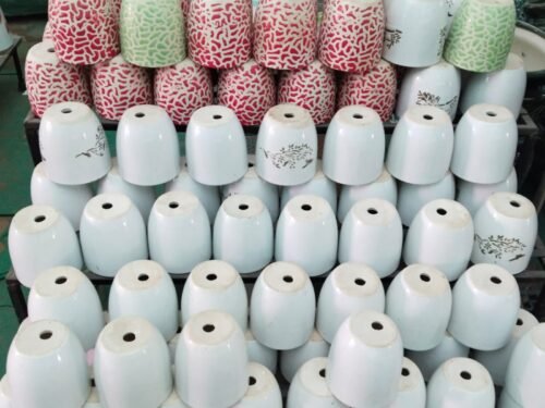 Ceramic planter in 6" (Multi colour)